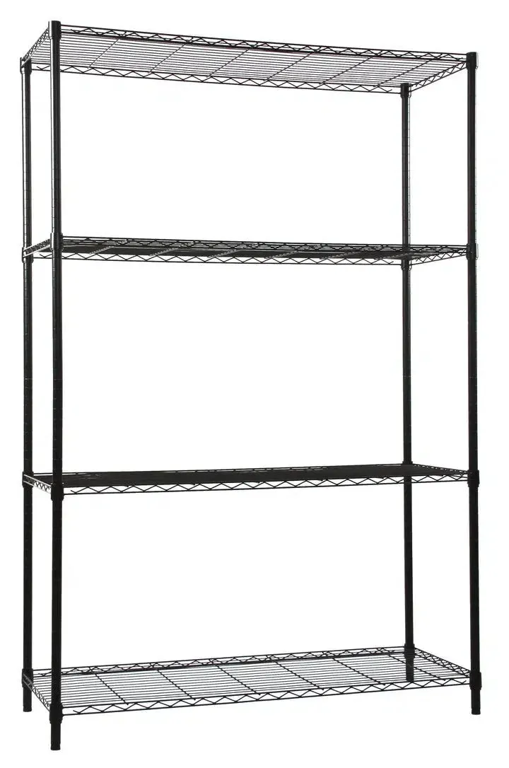 1236B | 12" x 36" Black Epoxy Shelving Unit