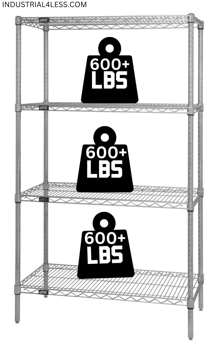 14" x 54" Stainless Steel Wire Shelving Unit