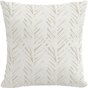 22" Outdoor Brush Palm Pillow