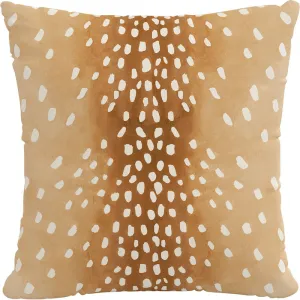 22" Outdoor Fawn Pillow