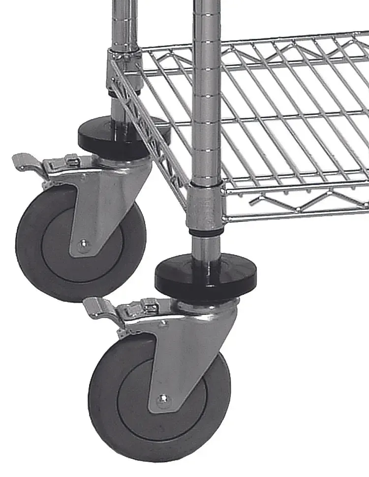 24" x 36" Gray Shelving on Wheels