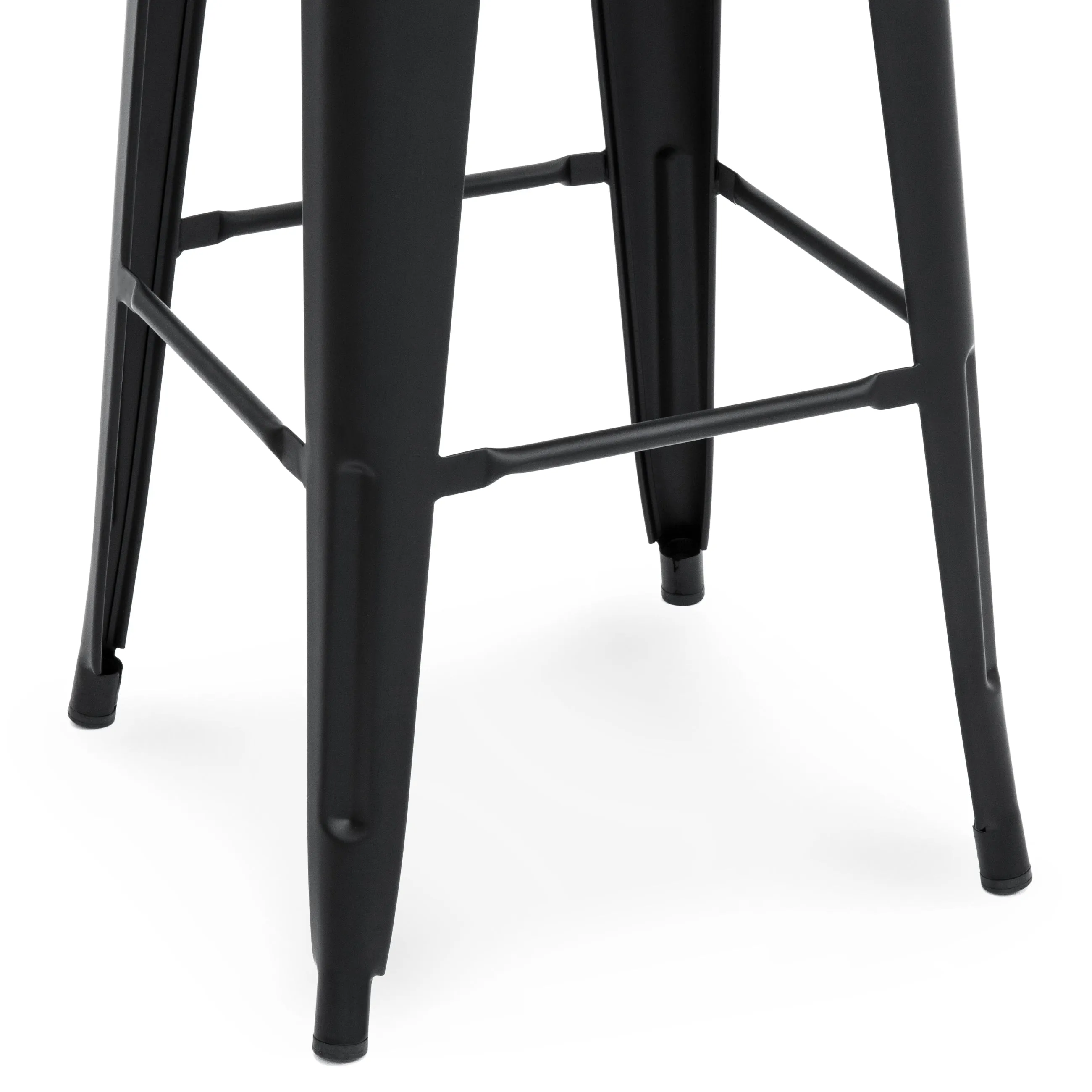 30in Set of 2 Industrial Metal Bar Stools