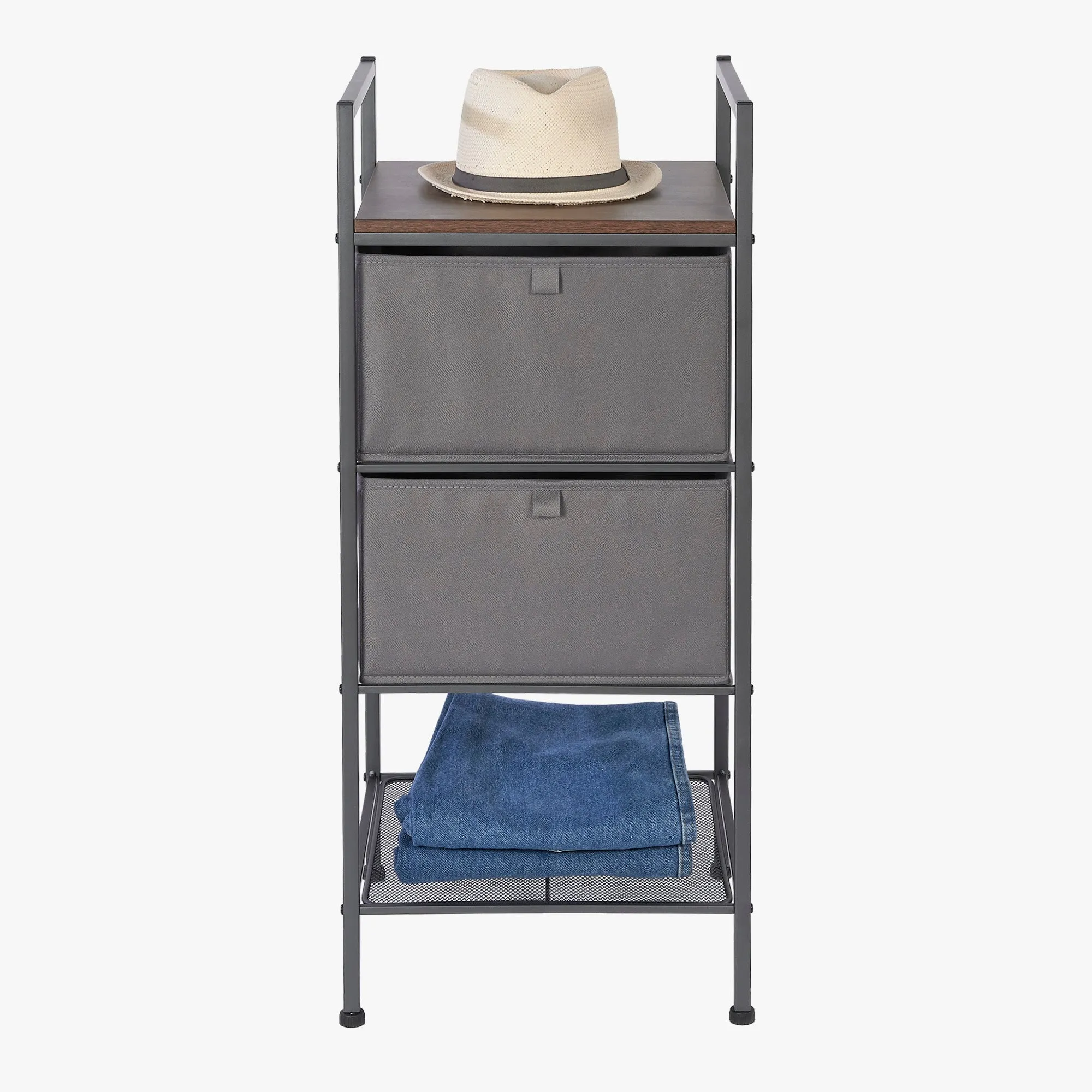 4-Tier Stackable Closet Tower with Drawers