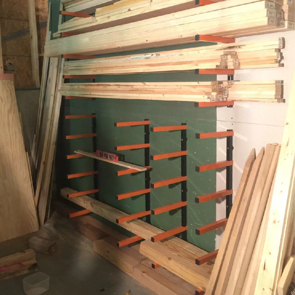 6-Shelf Lumber Storage Rack