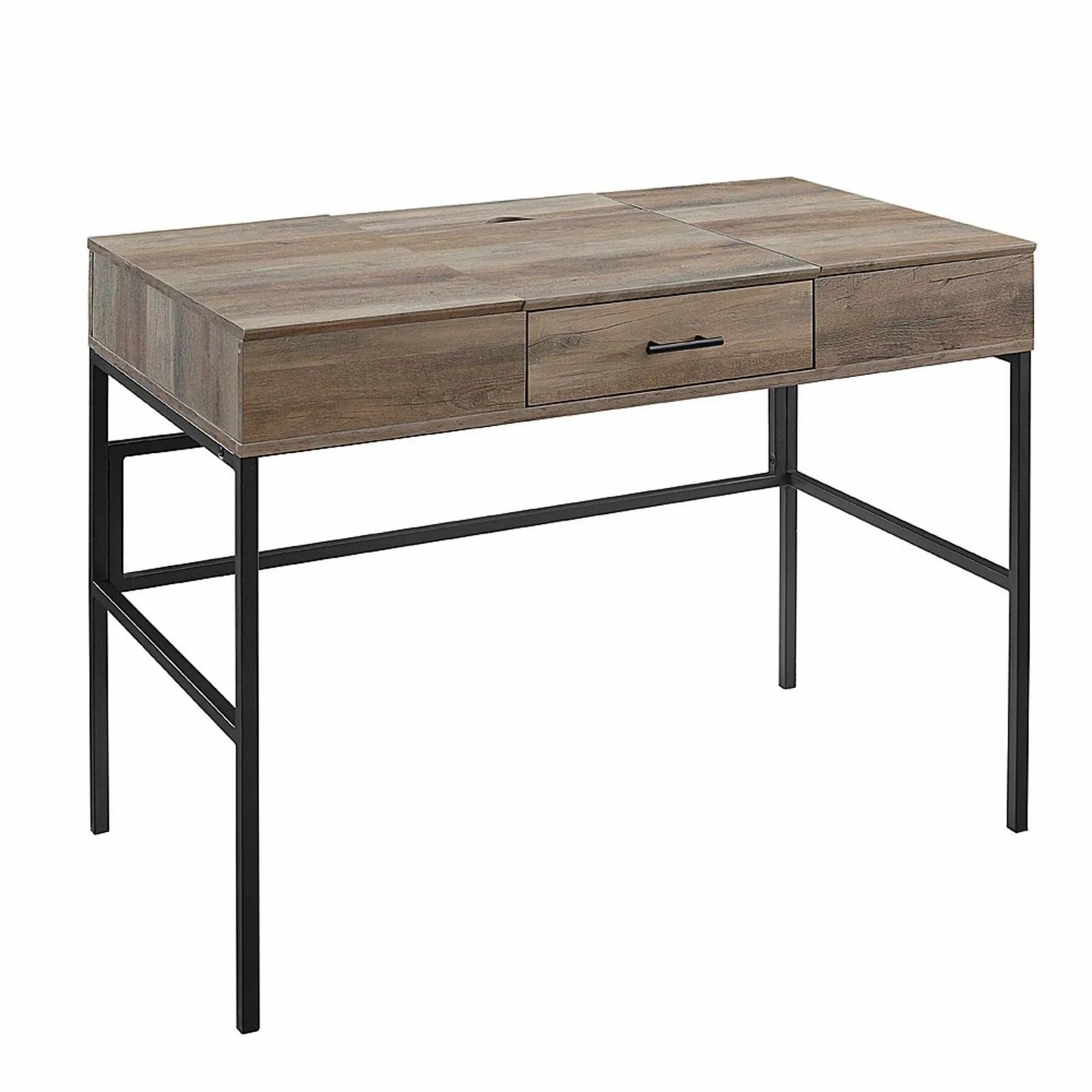 ADEPT Modern Desk in Rustic Oak Finish by Urban Style