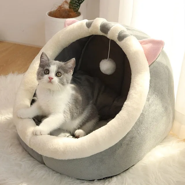 Adorable Cat Dog Pet Beds Hideout Caves