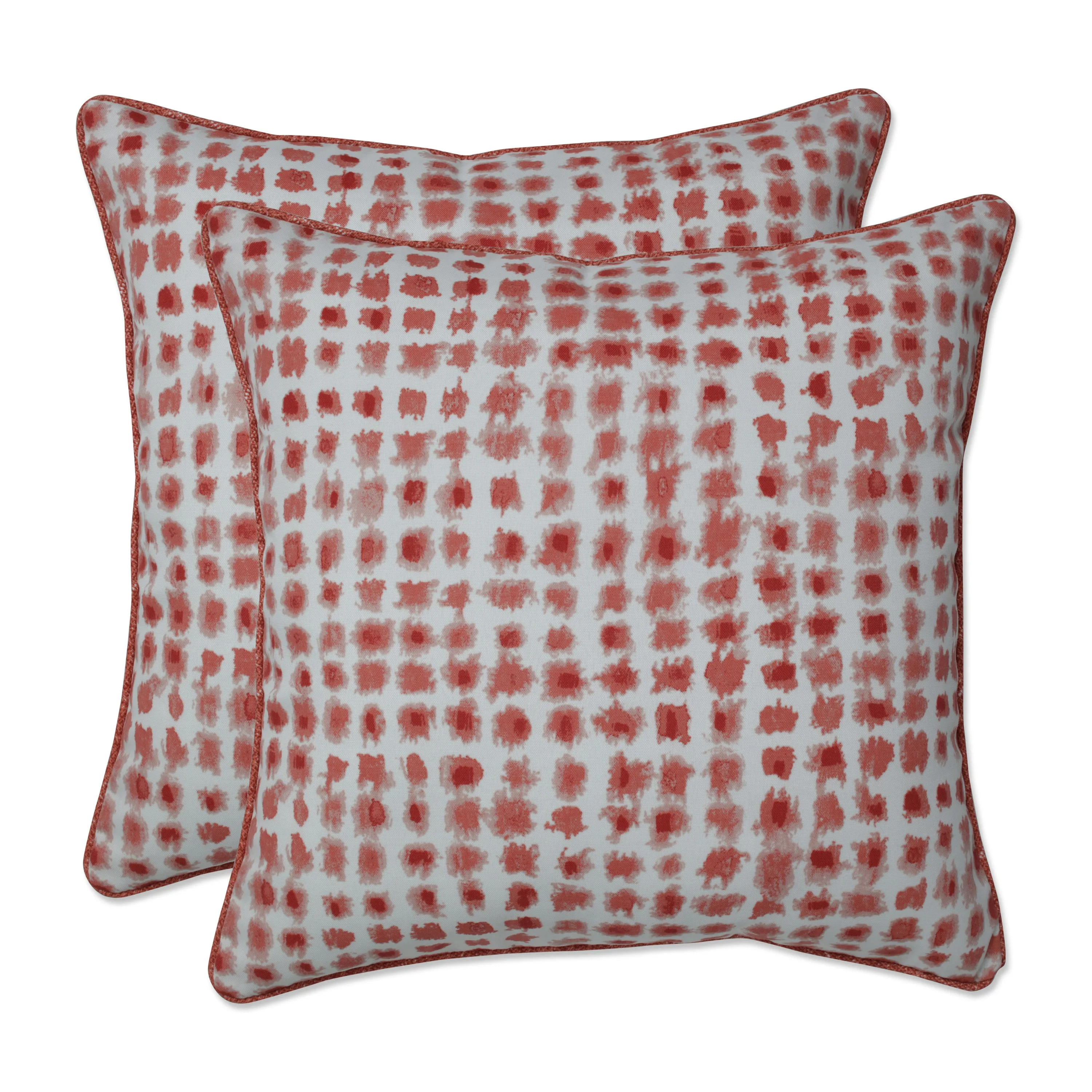 Alauda Coral Isle 16.5-Inch Throw Pillow (Set of 2)