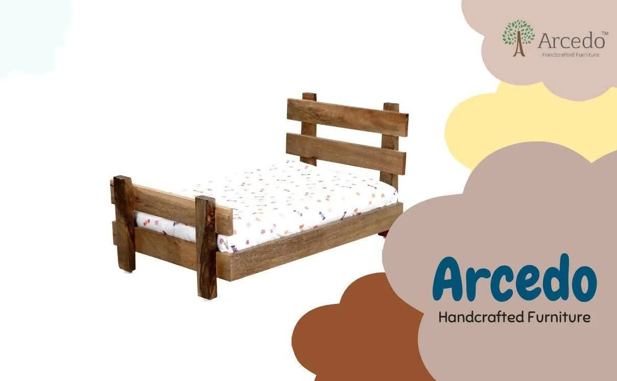 Apogee Baby Wooden Bed , Dimensions (L x W x H) (cm) 81.2 x 50.8 x 12.7