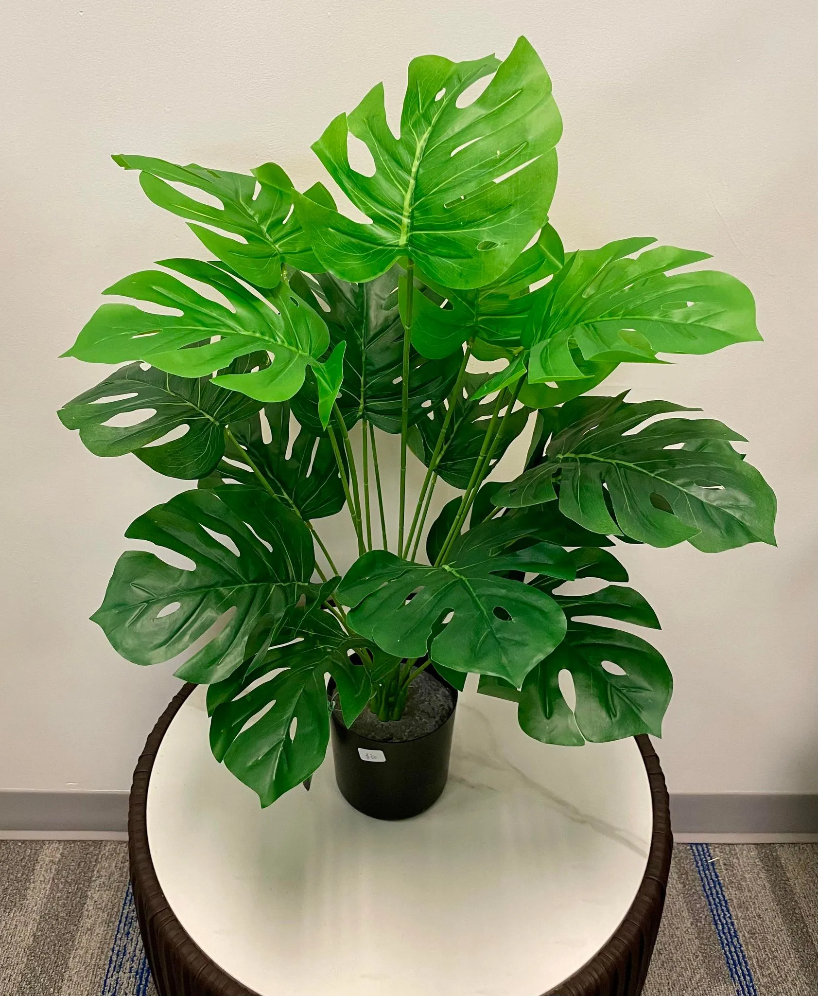 Artificial plant - 30" (Monstera plant)