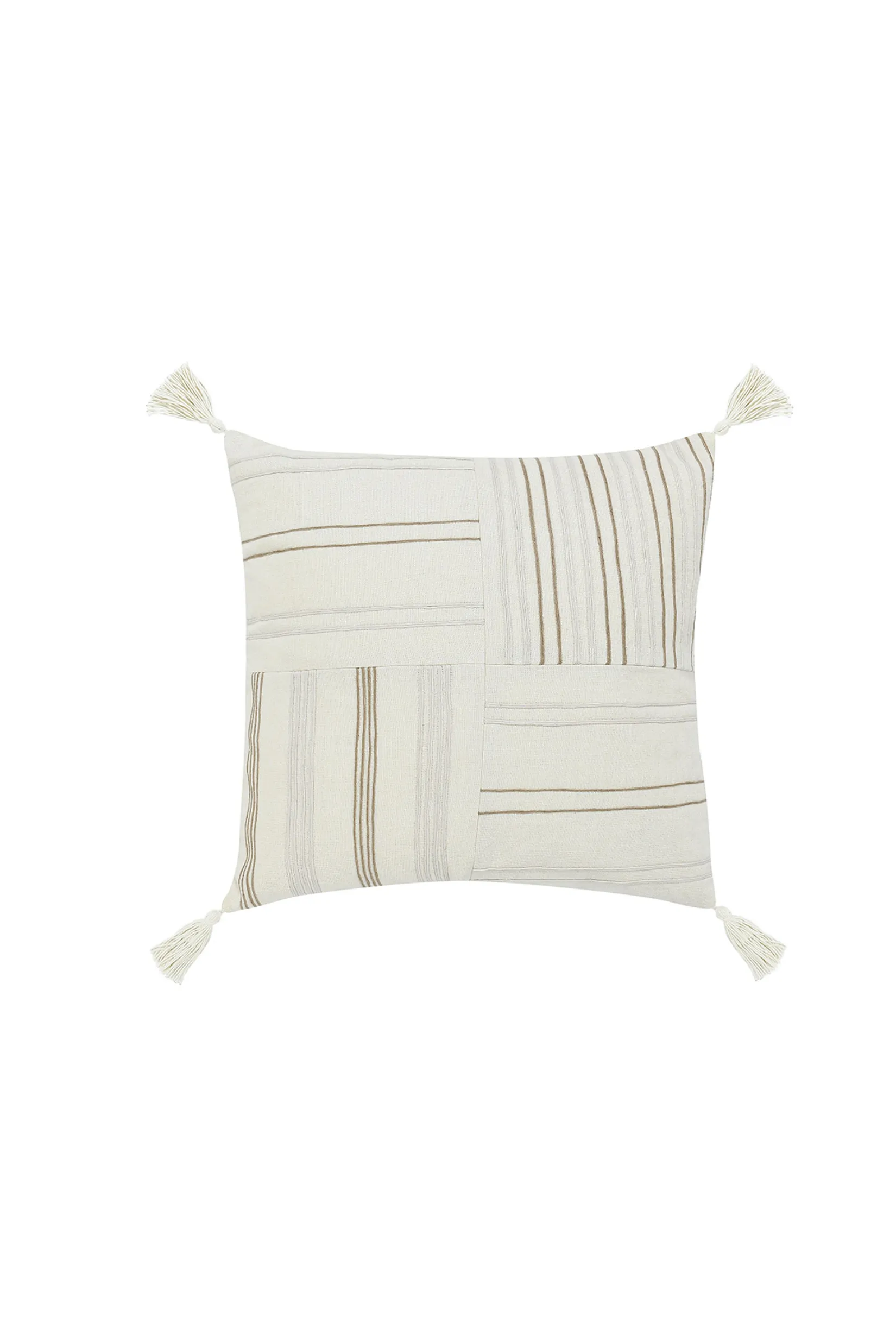 Ava Ivory Stripe Pillow