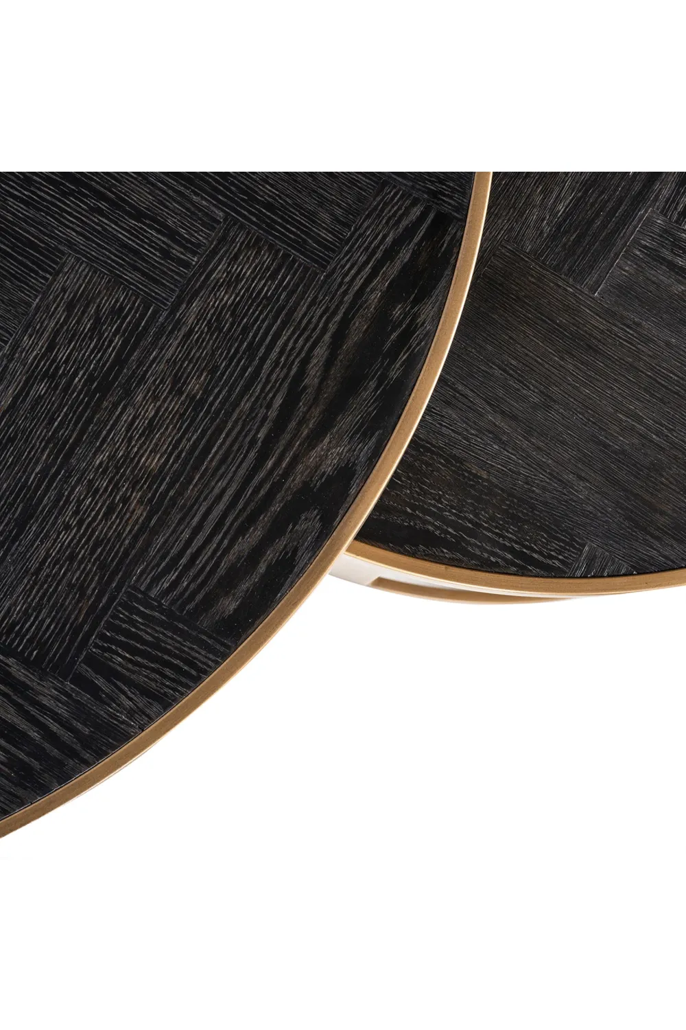 Black Oak Nested Coffee Tables (2) | OROA Blackbone