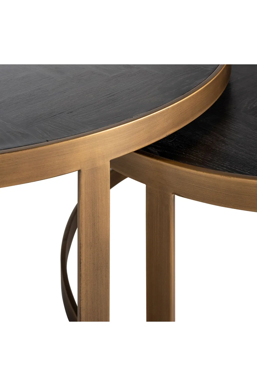 Black Oak Nested Coffee Tables (2) | OROA Blackbone