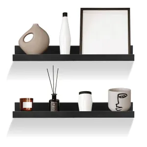 Black Shelf 45 cm Pack 2