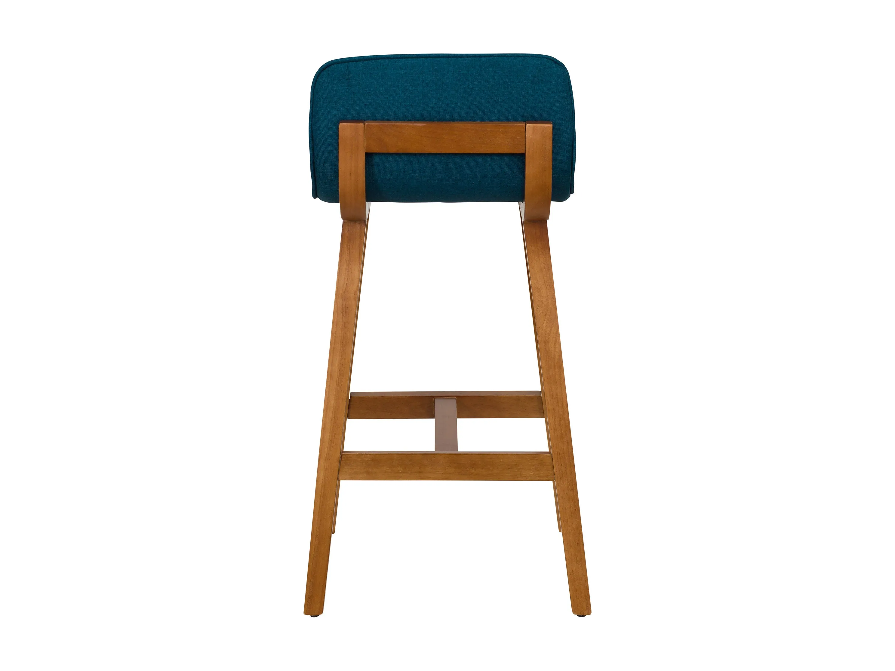 Blue Wooden Bar Stools, Set of 2