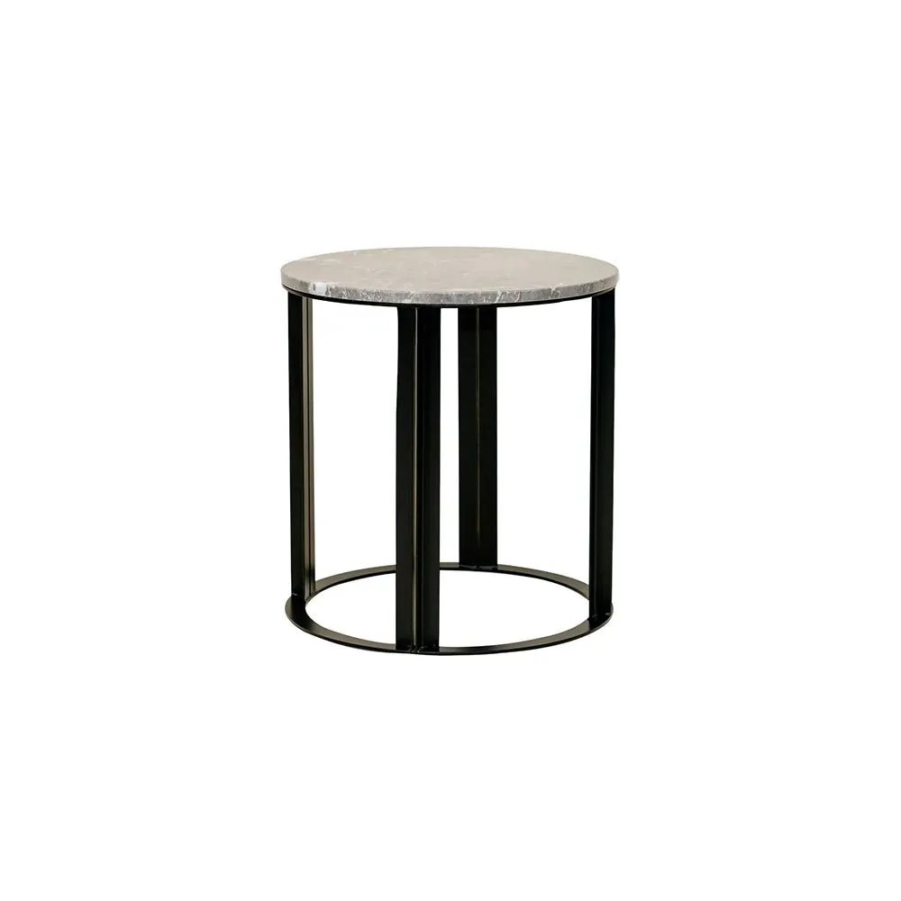 Bowie Marble Side Table - Grey