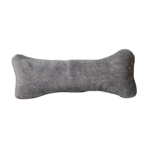 Bumper Bone Pillow | Otter Faux Fur