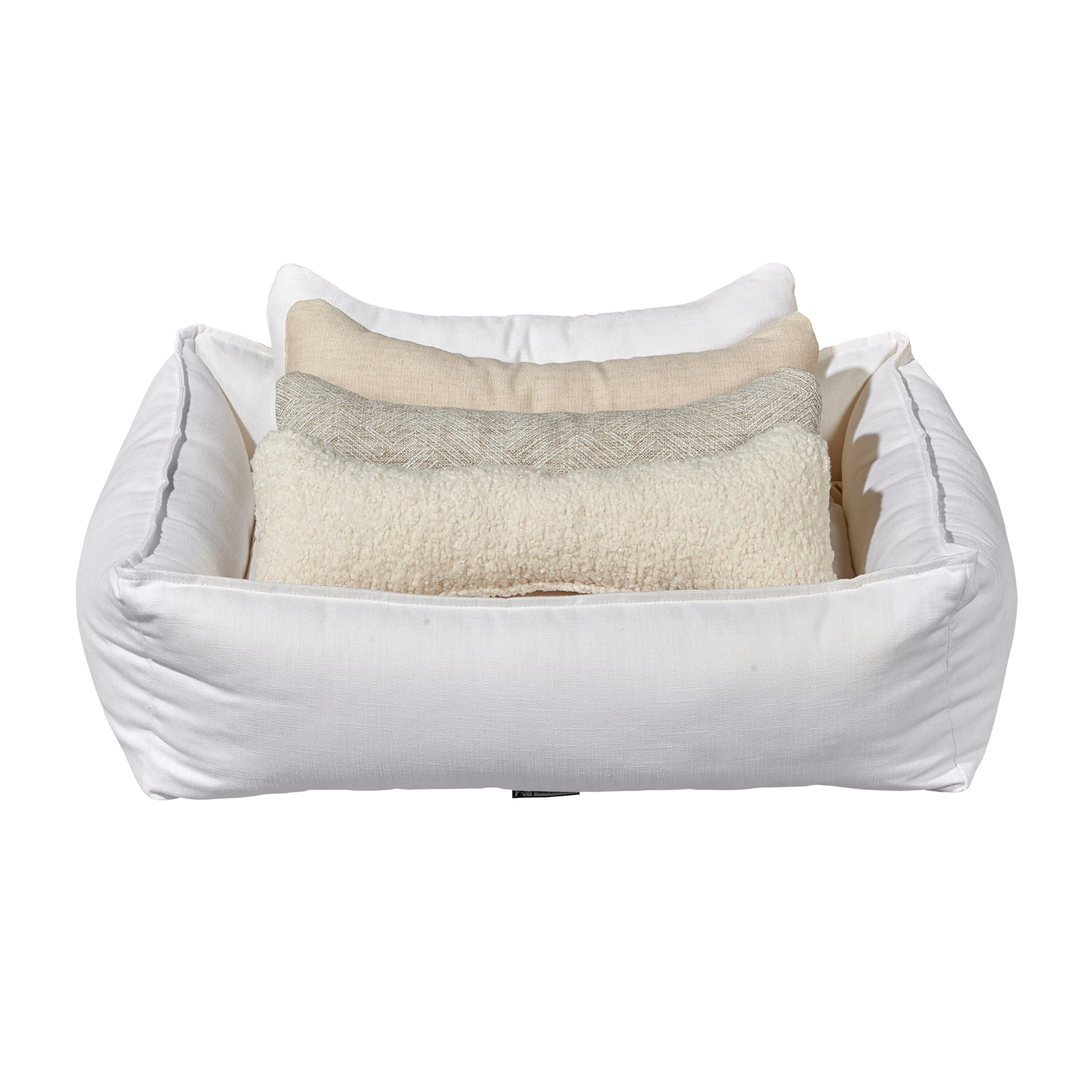 Bumper Bone Pillow | Parchment Linen