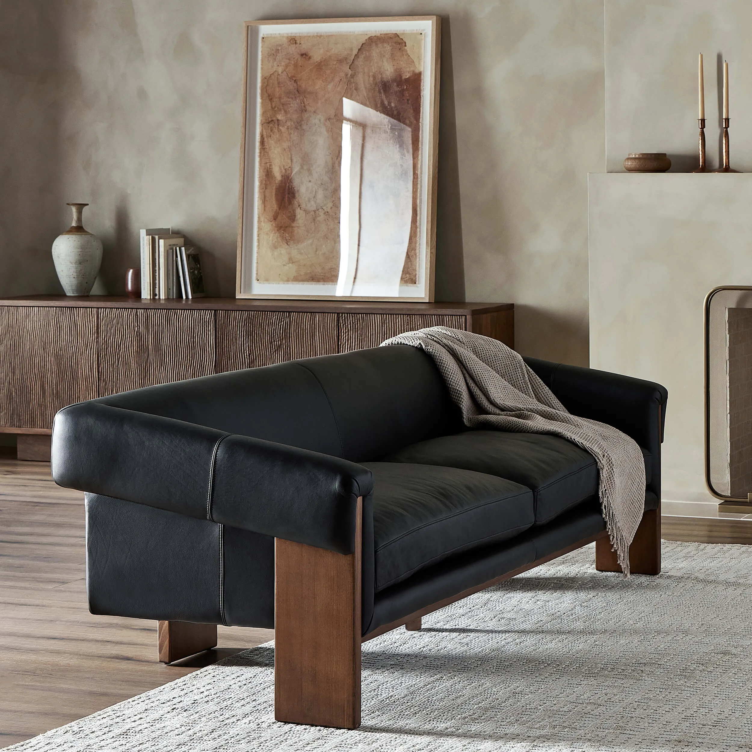 Cairo Sofa, Carbon Black