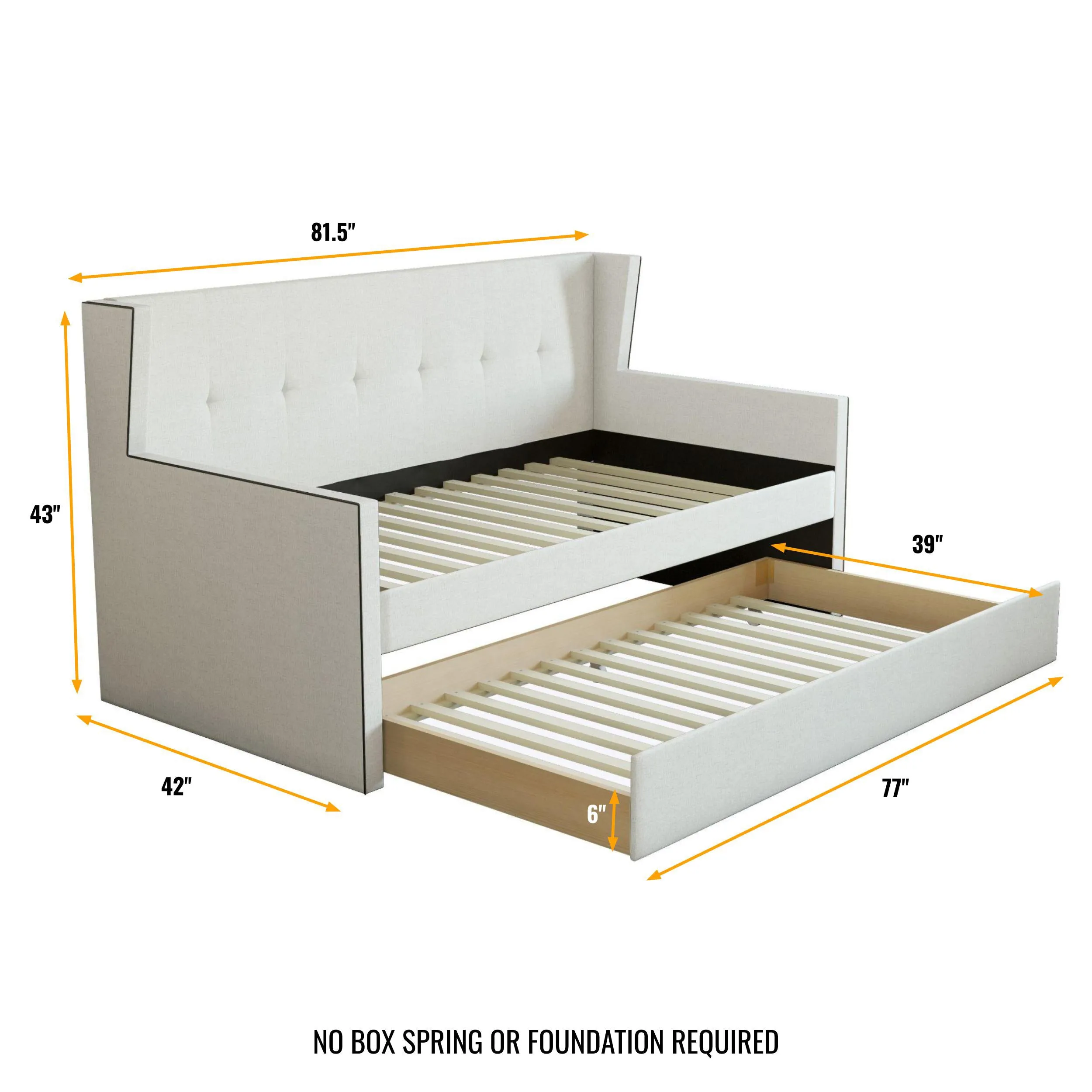 Carlisle Daybed with Trundle