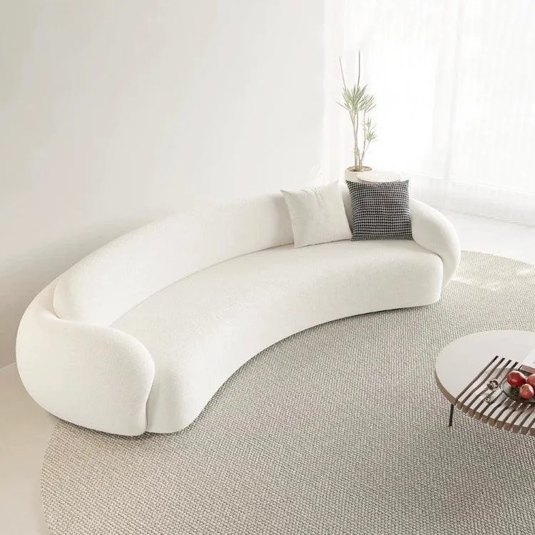 Carlo Performance Boucle Curve Sofa