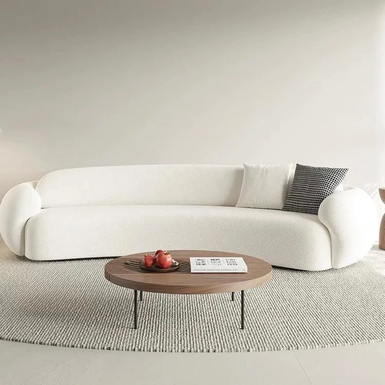 Carlo Performance Boucle Curve Sofa