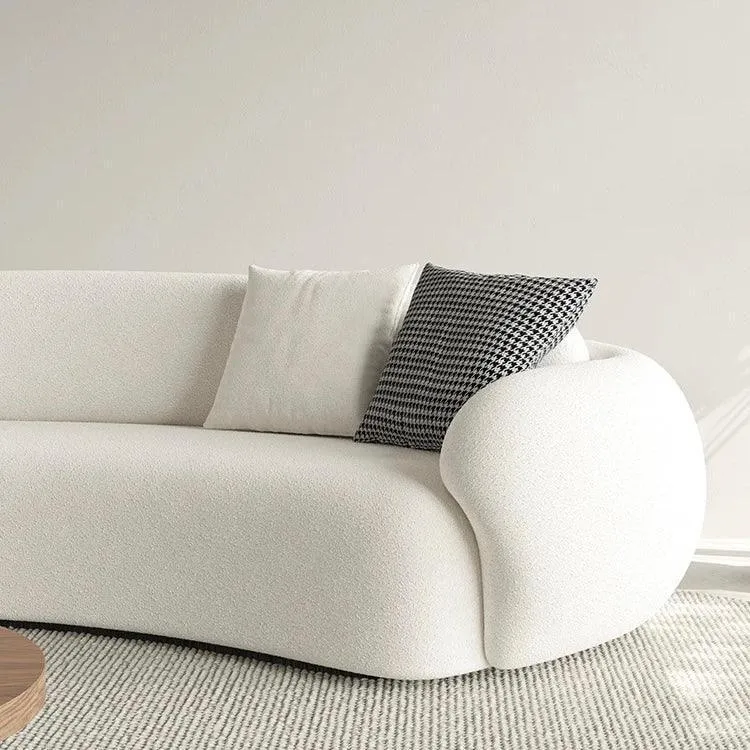 Carlo Performance Boucle Curve Sofa