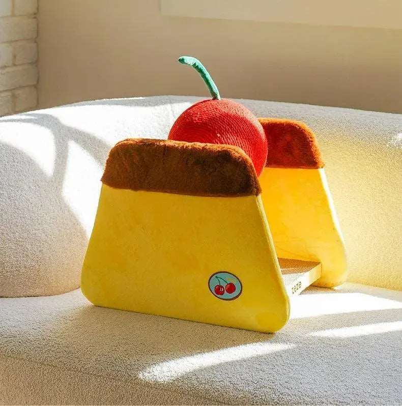 Cherry Cake Cat Bed: Cozy and Stylish Haven for Your Feline