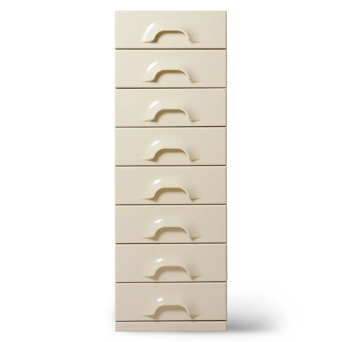 Chest of 8 Drawers, Cream