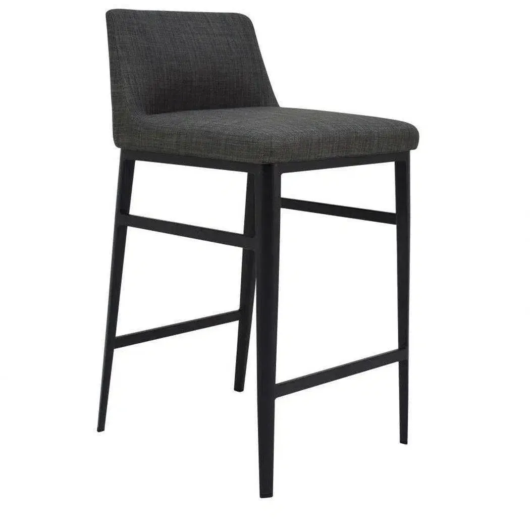 Counter Stool Charcoal Grey Contemporary