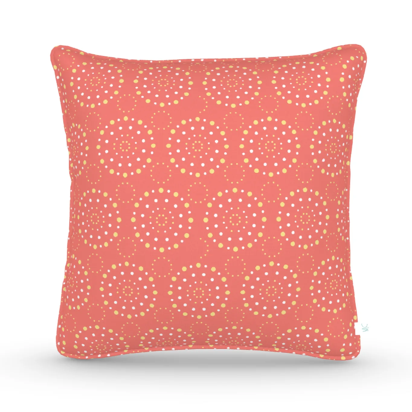 Decorative Throw Pillow in Fireworks: Wild Salmon