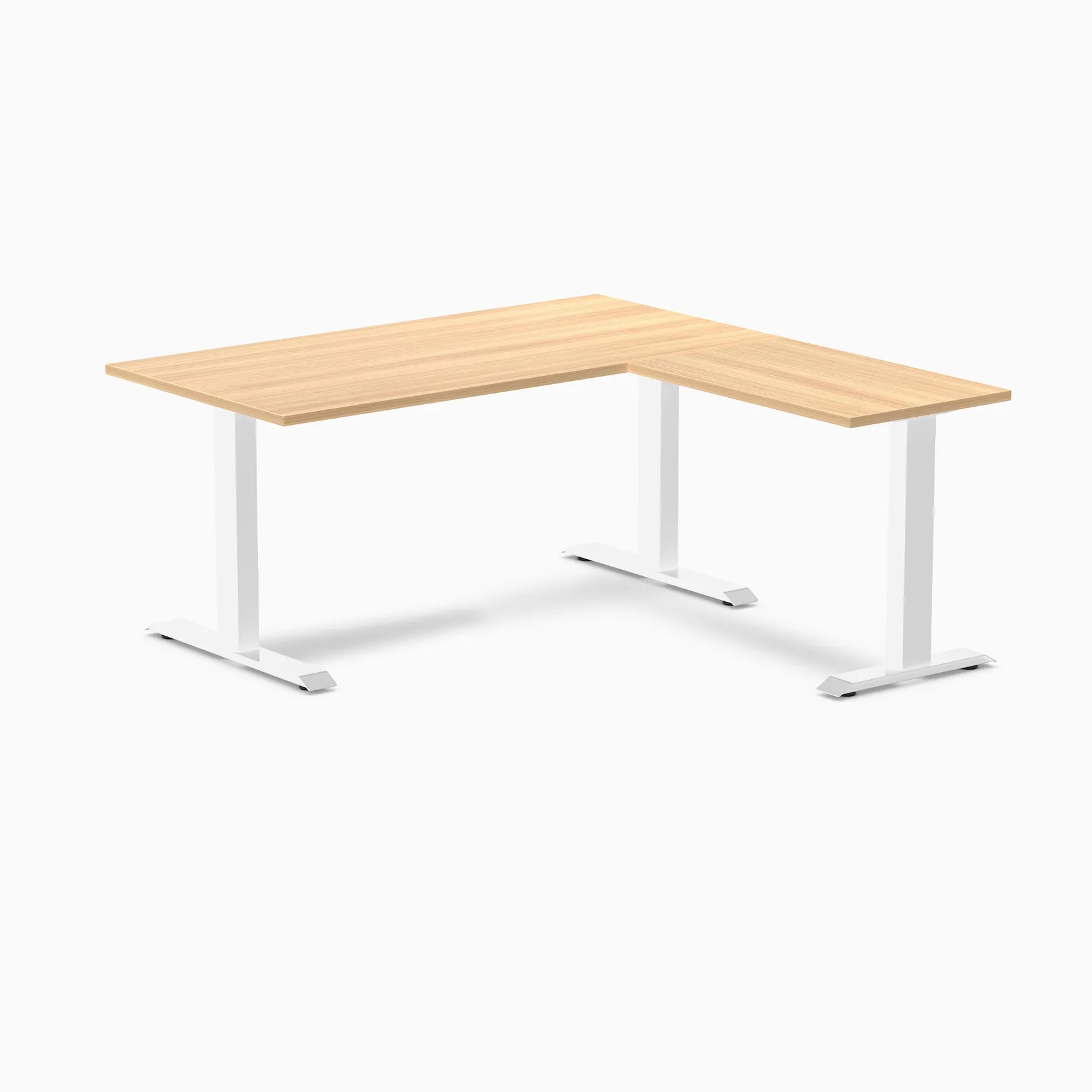 Desky Zero Laminate L-Shape Office Desk