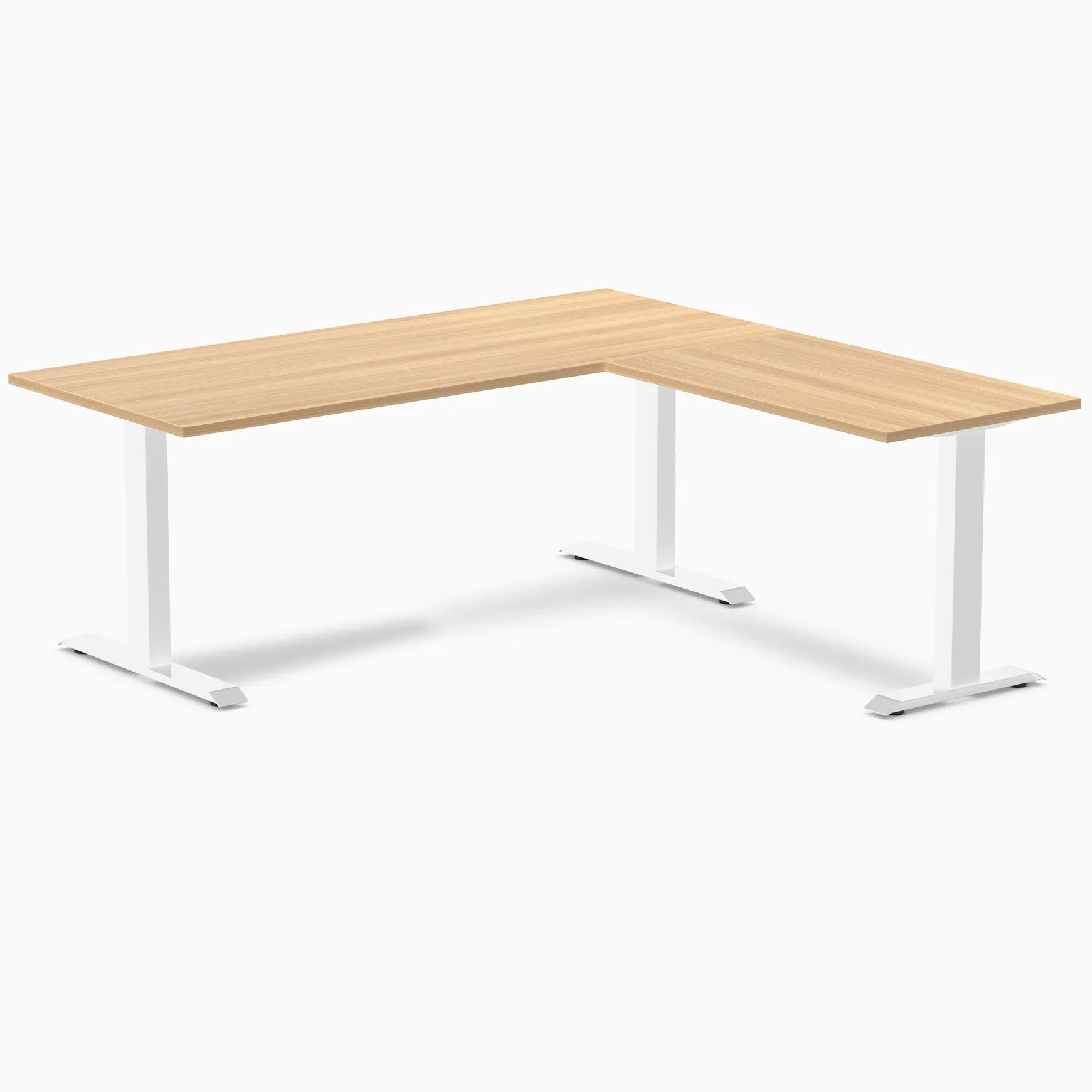 Desky Zero Laminate L-Shape Office Desk