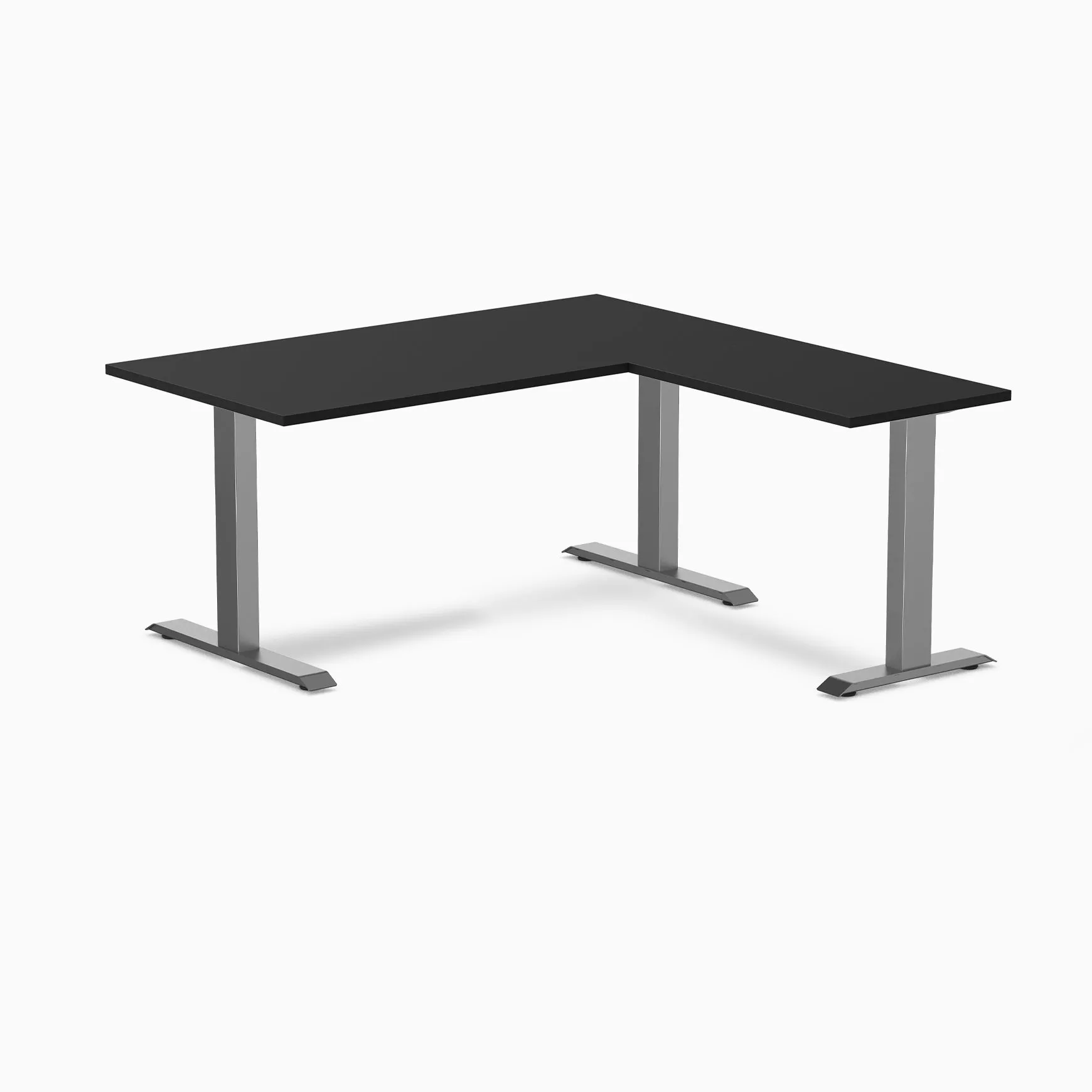 Desky Zero Laminate L-Shape Office Desk