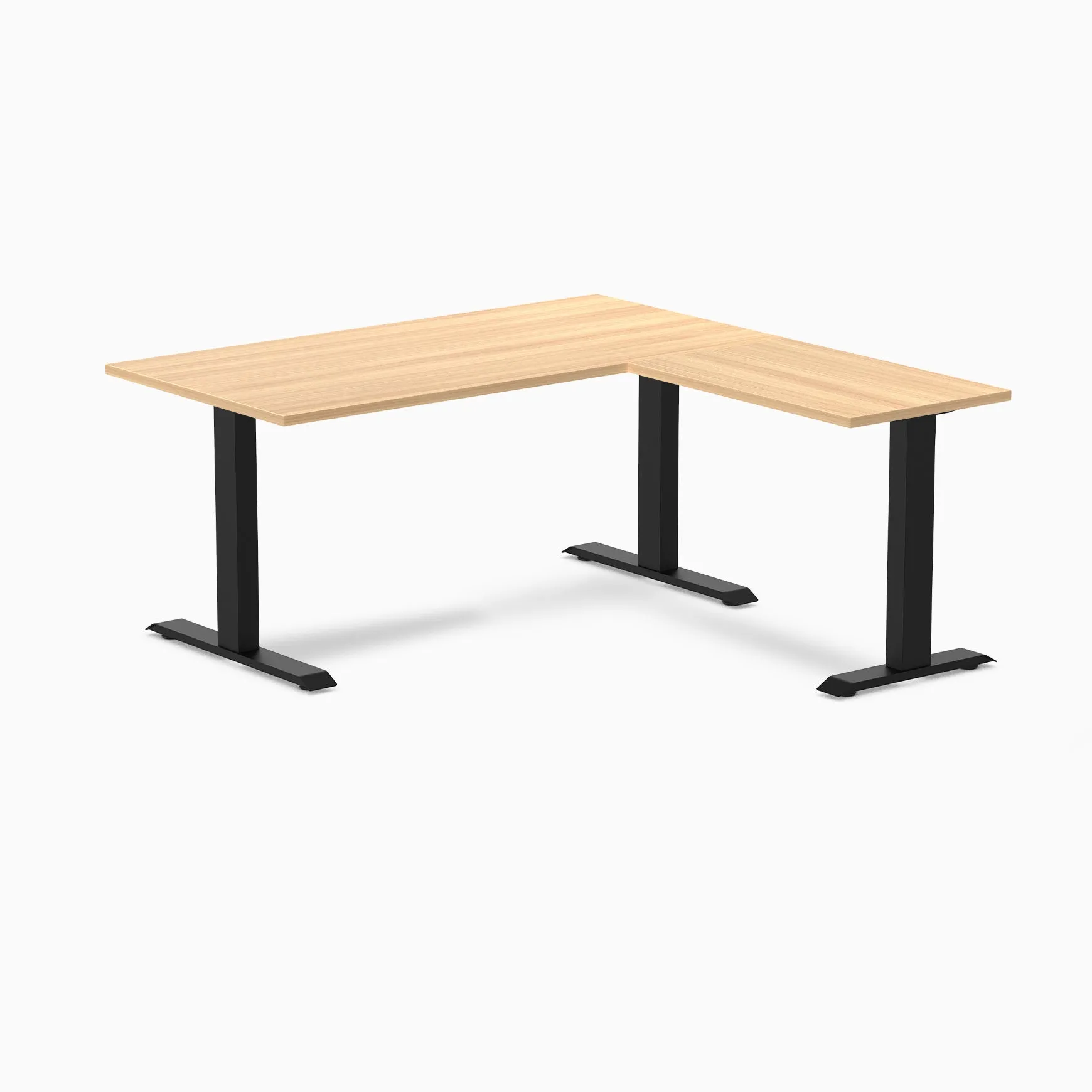 Desky Zero Laminate L-Shape Office Desk