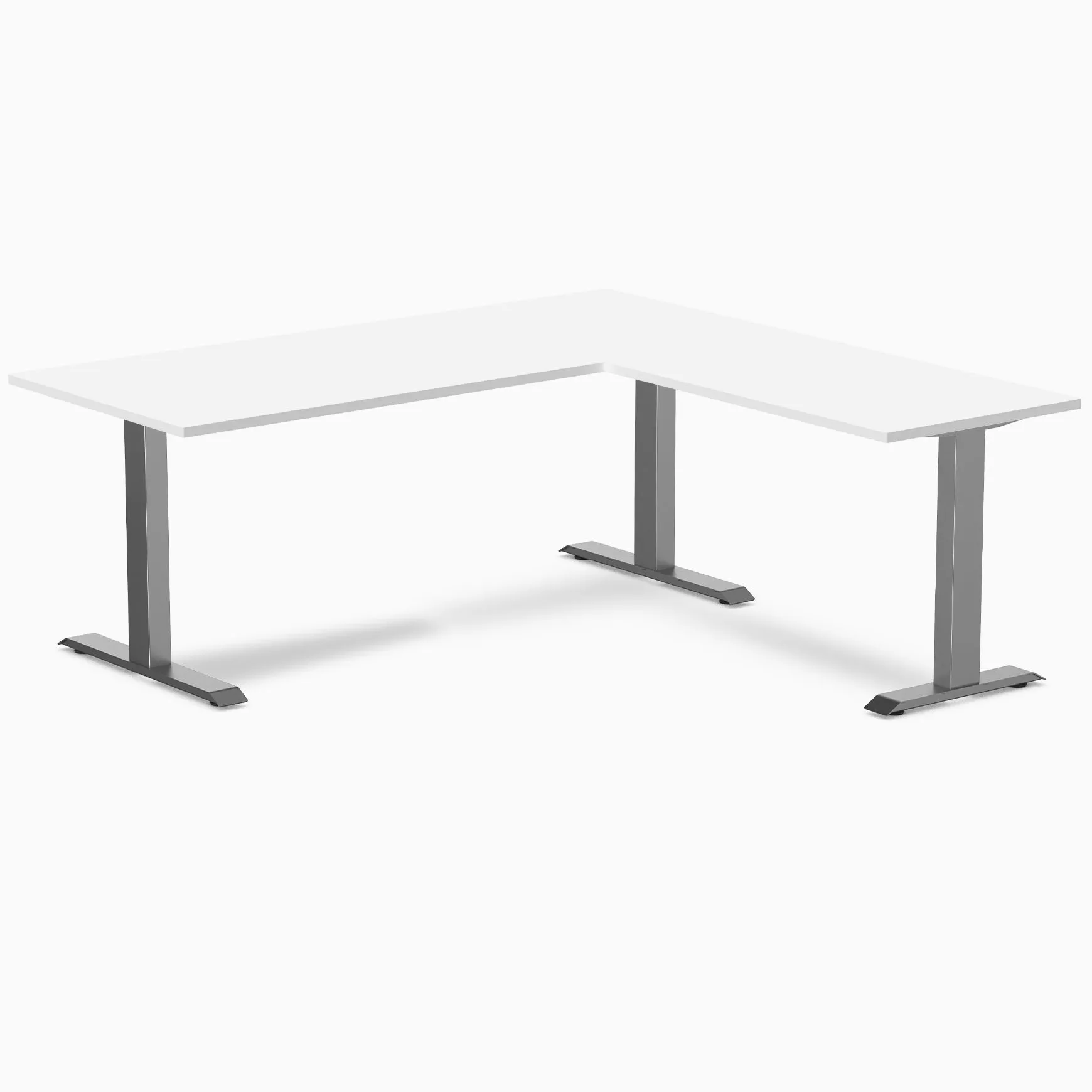 Desky Zero Laminate L-Shape Office Desk