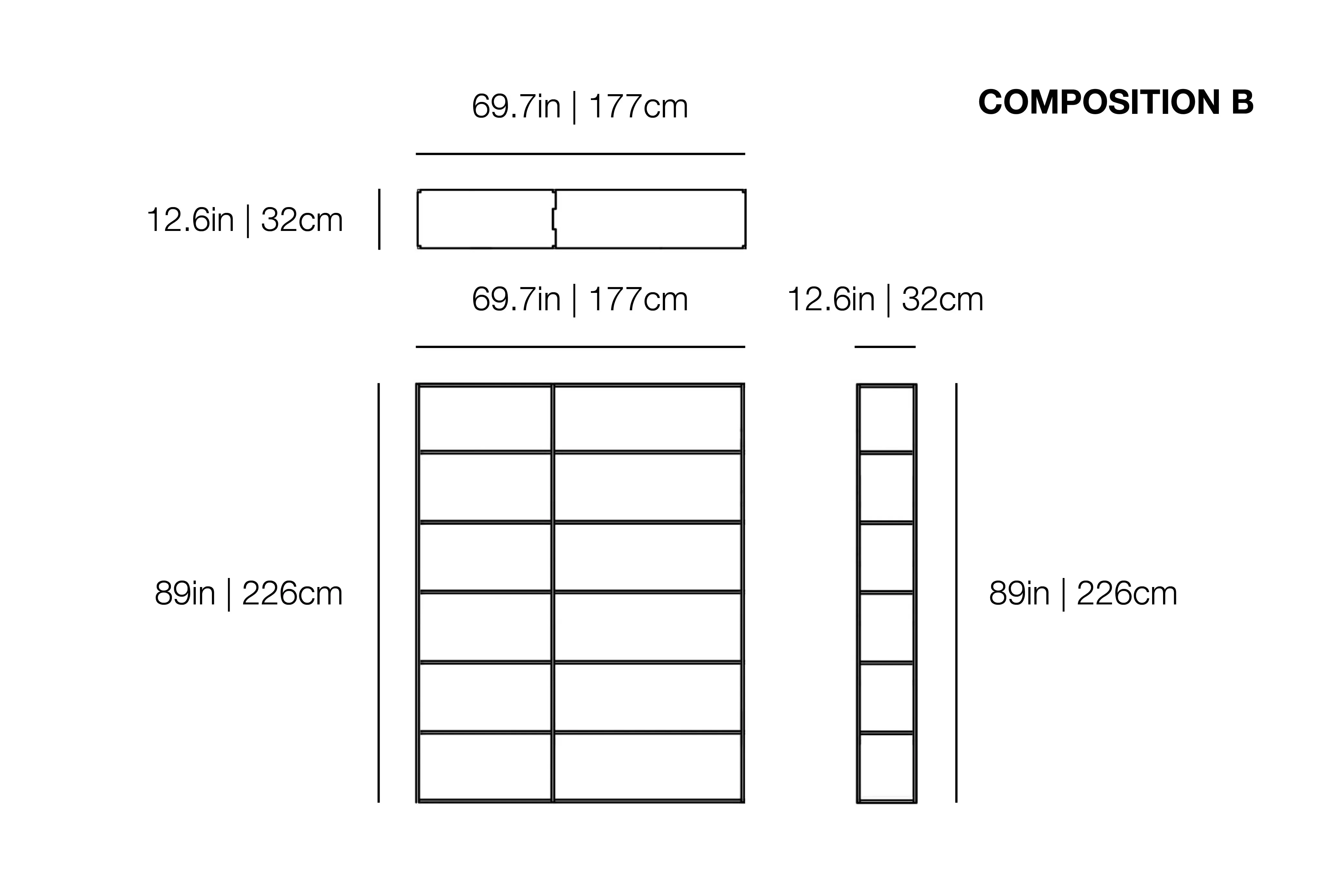 Easy Irony System - Bookcase, Composition B