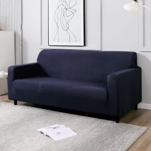 Elastic Stretchable Sofa Cover, Space Blue