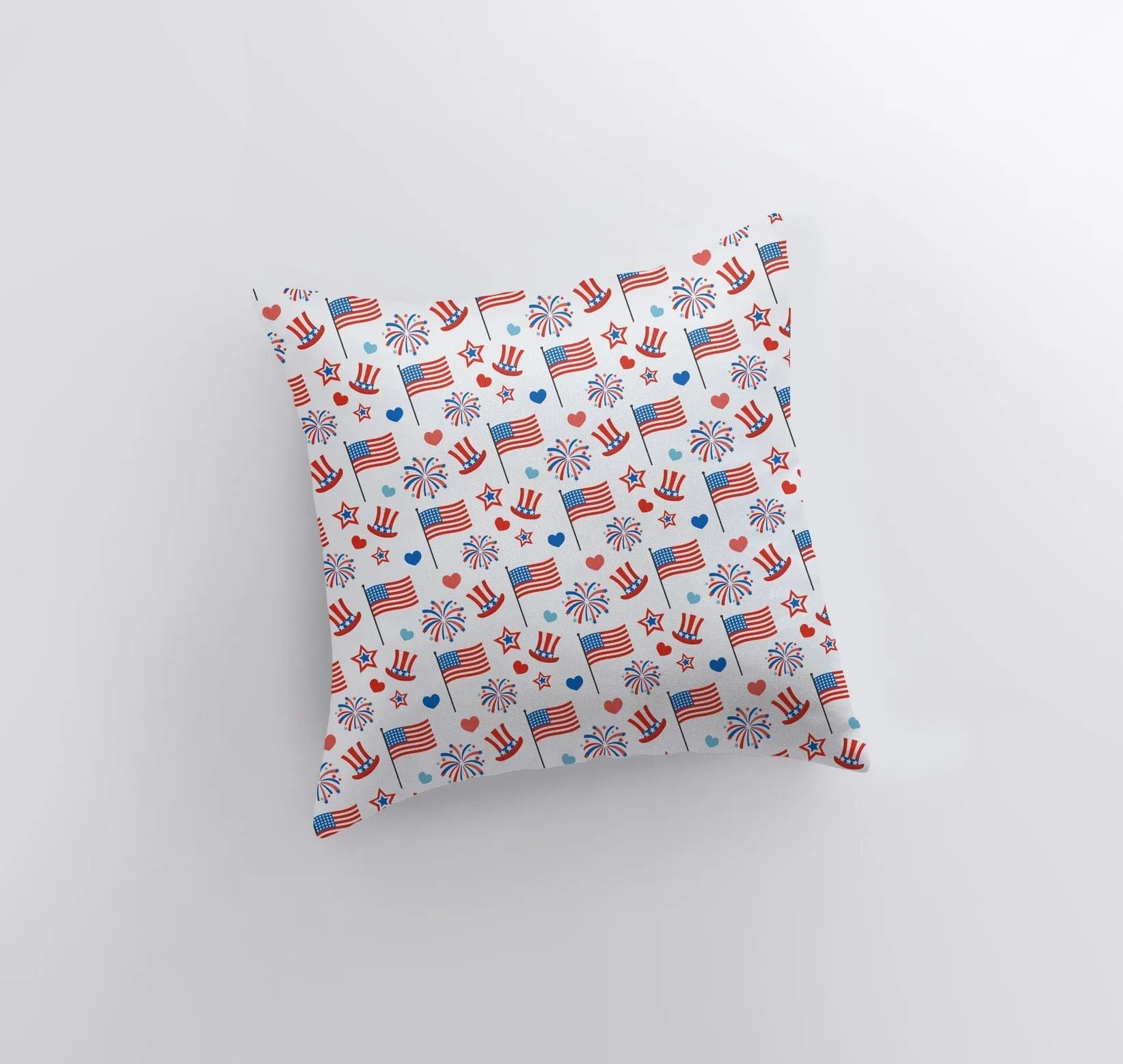 Flag Firework | Vintage Star | Pillow Cover | Throw Pillow | Home