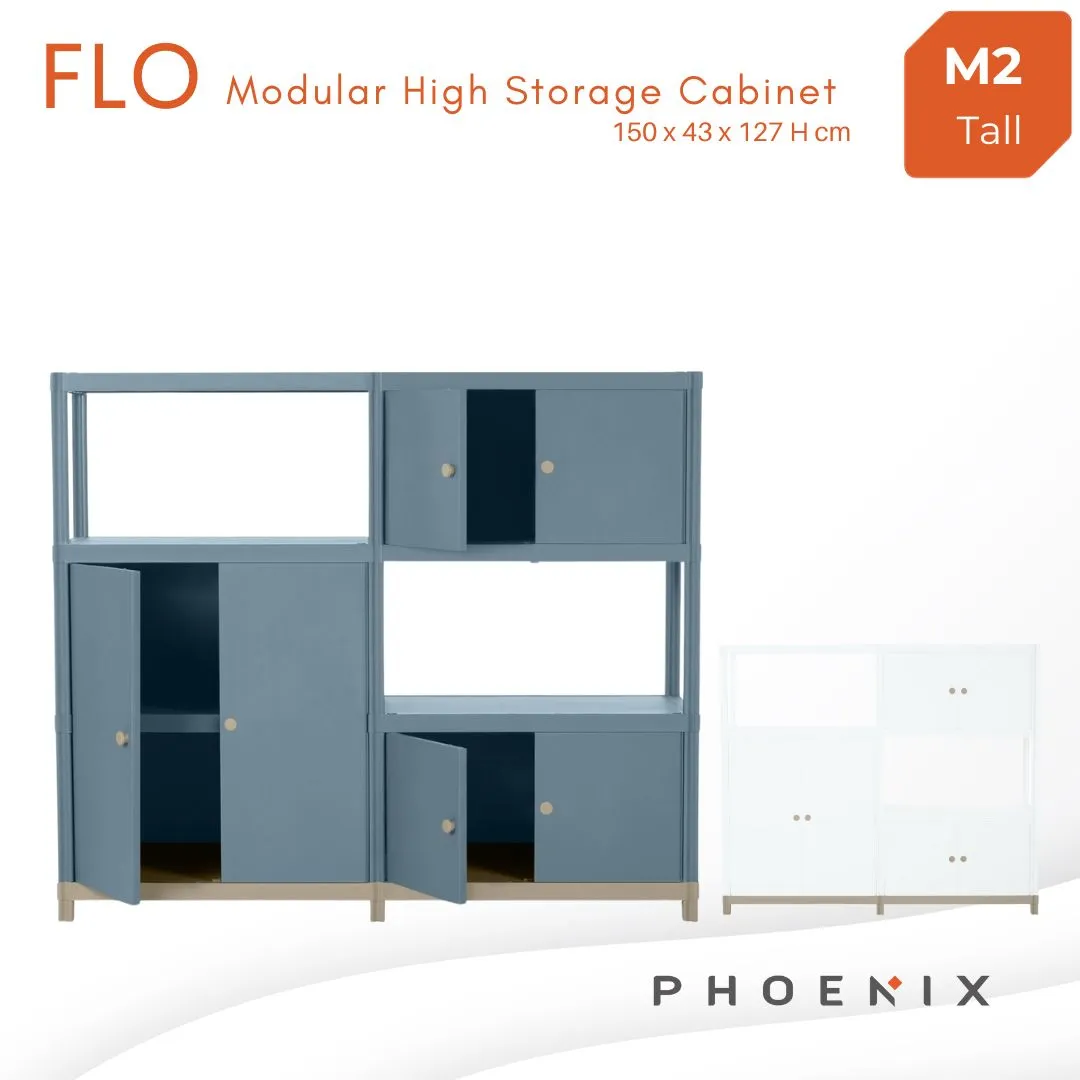 Flo Indoor Tall Double Storage Cabinet M2