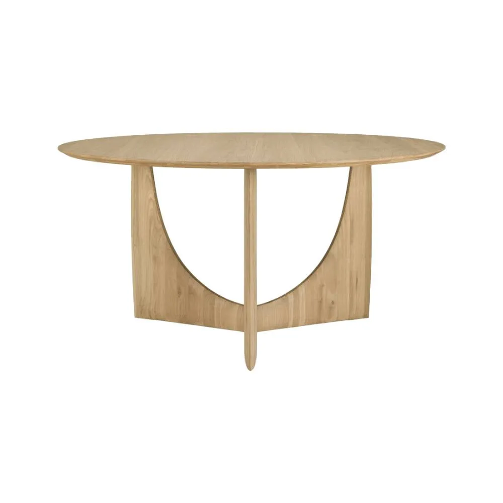 Geometric Round Dining Table