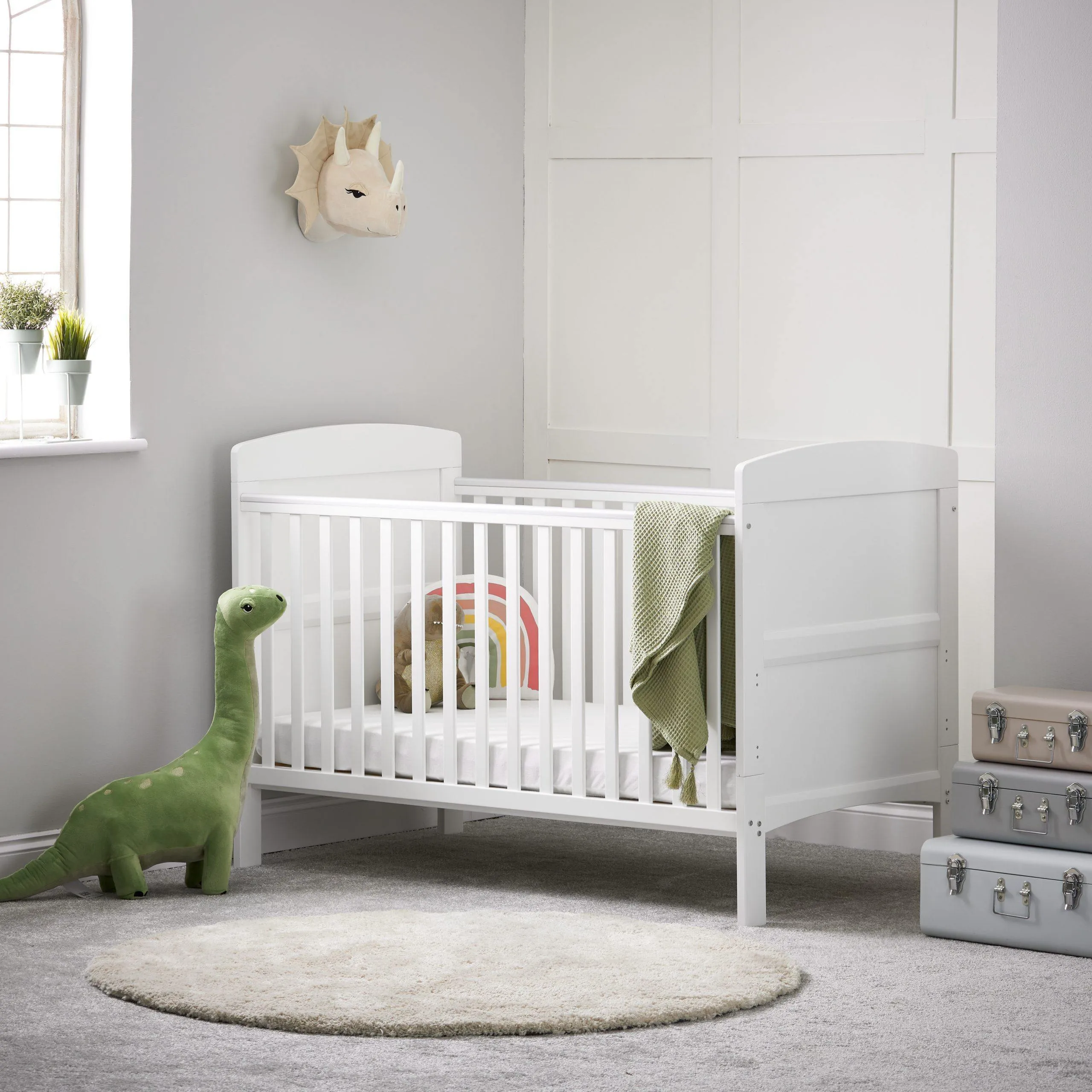 Grace 2 Piece Nursery Room Set - White