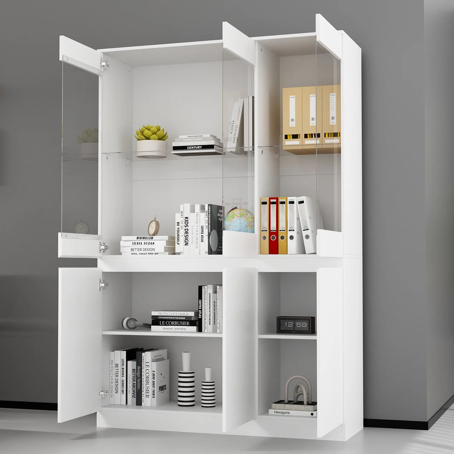 Graceful Display Cabinet With Strong Storage