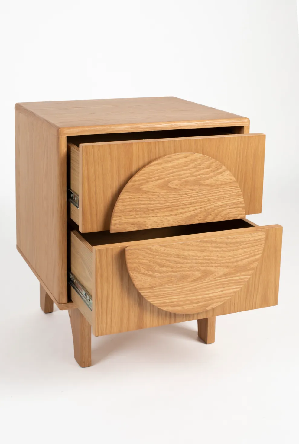 Groove Side Table/ Bedside Table