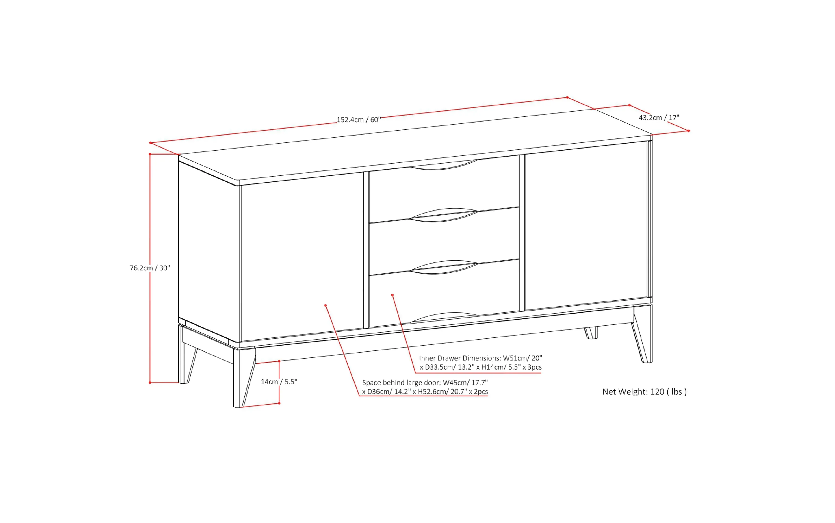 Harper Sideboard Buffet