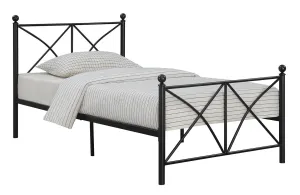 Hart Full Platform Bed Black - Stylish Bedroom Piece