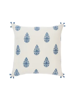 Henna Indigo Decorative Pillow