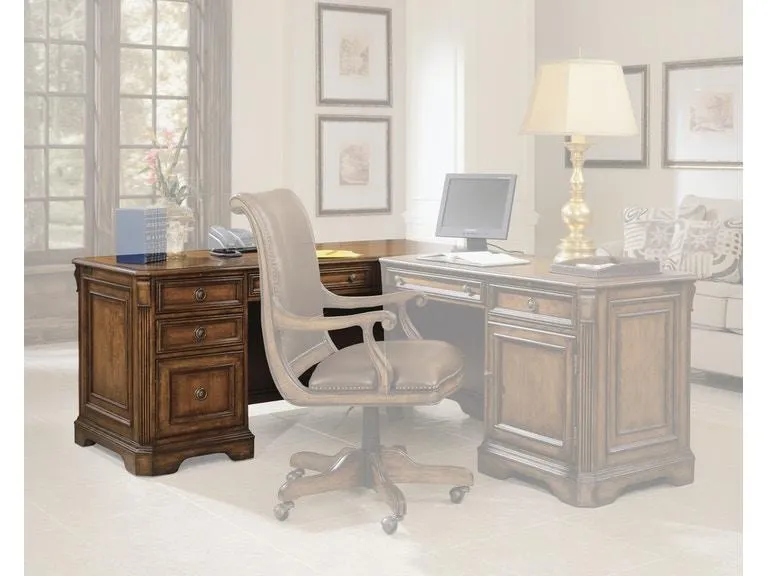 Home Office Brookhaven Left Pedestal Desk