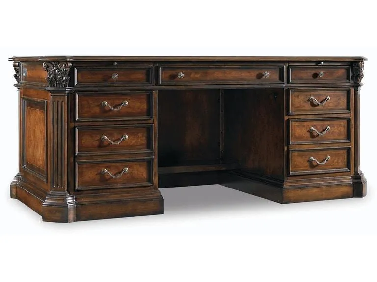 Home Office European Renaissance II 73'' Executive Desk