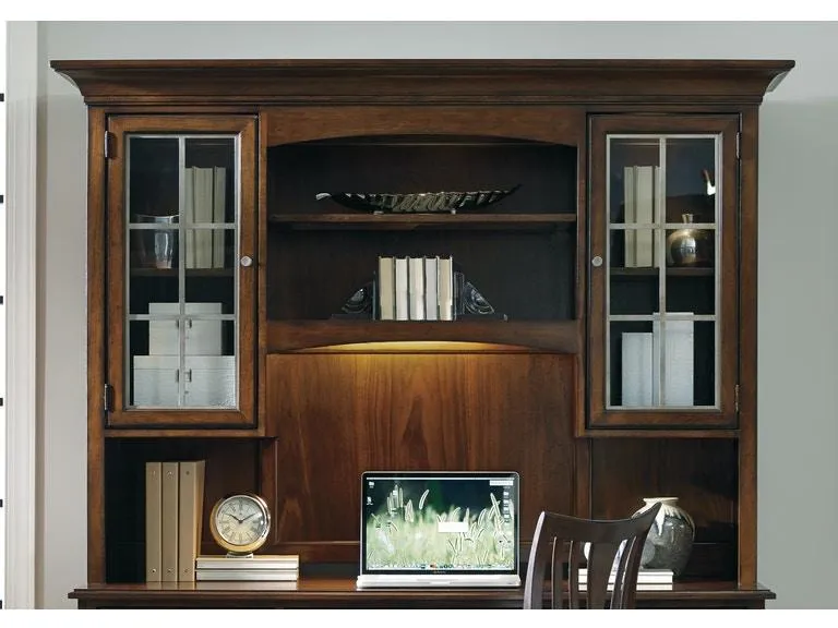 Home Office Latitude Computer Credenza/Desk Hutch