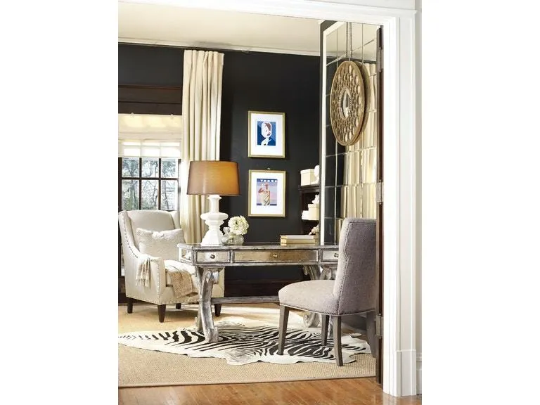 Home Office Mirrored Writing Desk